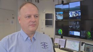 Magnus Winberg jobbar som kursledare vid Aboa Mare, utbildnings-, forsknings- och utvecklingscentrum för sjöfart. Magnus Winberg vid Aboa Mare