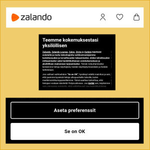 Sitran sivuilla evästeistä kerrotaan selkeästi Tutustu-napin alla. Päällä olevat seurantaevästeet voi halutessaan sulkea. Kuvakaappaus Sitran sivuilta: Evästeitä on helppo säätää.