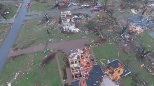 Förstörelse efter tornador i Tennessee