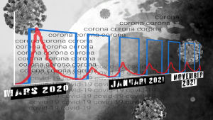 Kurvorna som THL tar fram är riktgivande men blir bättre hela tiden. Grafik som visar hur vanligt coronaviruset kan vara fram till slutet av år 2021.