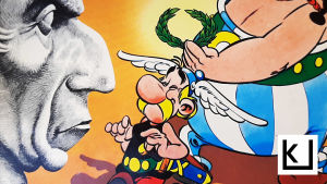 Asterix kävelee.