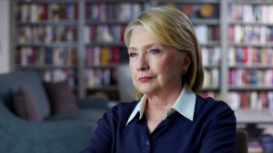 Intervjumiljö: Hemma hos Hillary Clinton. Bild från dokumentärserien. Intervjumiljö: Hemma hos Hillary Clinton.