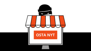 Huijari pitää verkkokauppaa