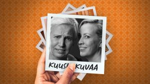 Näyttelijät Mari Turunen ja Kaisa Hela näytelmänsä promokuvassa