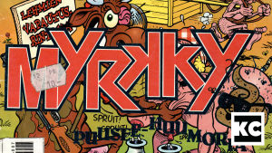 Myrkky-lehden kansia 1990-luvulta.