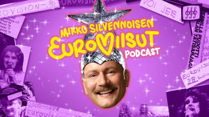 Euroviisuselostaja Mikko Silvennoinen kertoo podcastissa pitkästä suhteestaan Euroviisuihin.