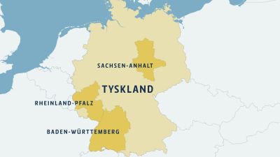 Tyskland Delstater Karta – Karta 2020