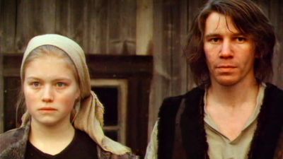 Britta (Ulrika Hansson) och Ontrej (Johan Portin),1991