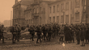 Saksalaisia sotilaita Helsingissä 12.4.1918.