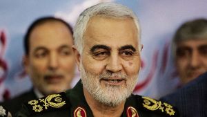 Den dödade generalen Qasem Soleimani. kenraali Qassem Suleimani