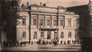 Vanha ylioppilastalo 1920-luvulla