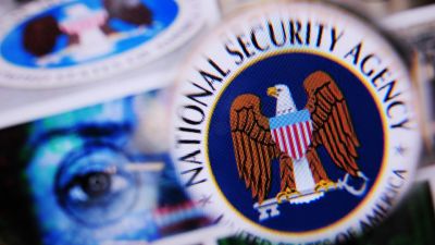Emblem för NSA:s underrättelseverksamhet