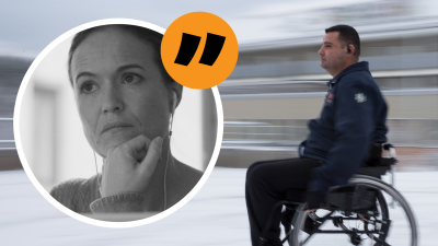 En bild av Matilda Gyllenberg på en bild av Hassan Zubier.