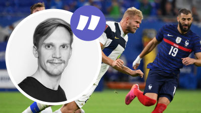 Paulus Arajuuri nickar undan boll.