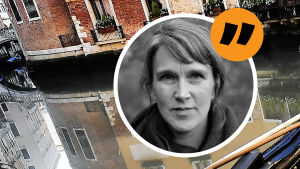 Italiens premiärminister riktade strålkastaren på jobben och ekonomin i sitt tal om corona-Italiens "fas 2"- medan riskgrupperna hamnade i skuggan, skriver Christin Sandberg i sin kommentar. Kolumistens bild mot en bakgrund av gondoler och kanaler i Venedig.