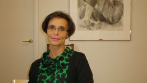 Maria Aho. Avdelningschef för familje-och vuxensocialarbete i Jakobstad, Maria Aho
