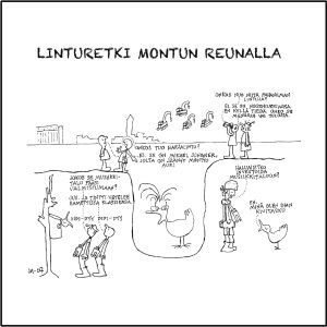 Lassi Rajamaan musiikkiaiheinen pilapiirros.