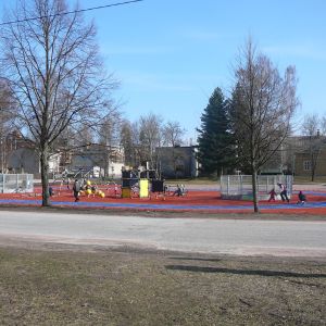 Parkourparken i Karis.