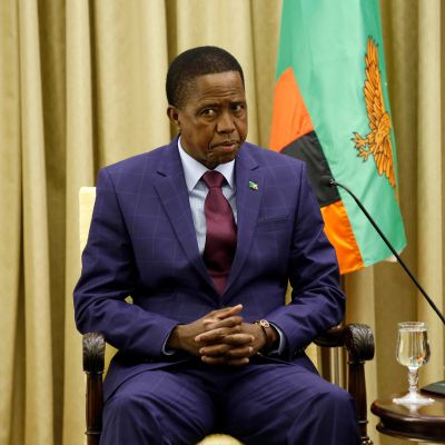 Sambian presidentti Edgar Lungu
