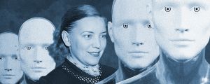 R.U.R. lanseerasi robotti-käsitteen vuonna 1920. Kuvitusta kuunnelmaan R.U.R. Rossum's Universal Robots