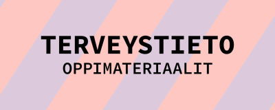 Navigaatiokuva aineen terveystieto oppimateriaaleille.