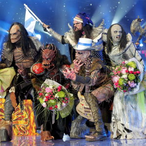Lordi voitti Euroviisut vuonna 2006.