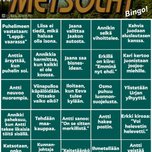 Metsolat-bingo