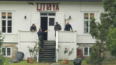 Polisen reder ut händelserna på Utøya
