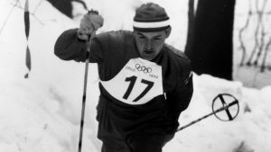 Veikko Hakulinen väljs till årets idrottare i Finland fyra gånger – fler än någon annan. Veikko Hakulinen i vinter-OS 1952.