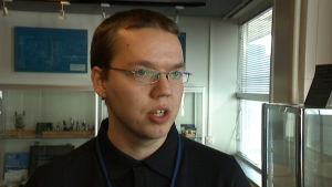 Markus Lintula jobbar på Cybersäkerhetscentret - en avdelning vid Kommunikationsverket. Markus Lintula