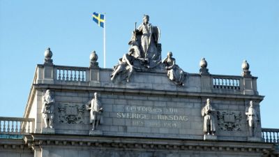 Svenska riksdagshuset.