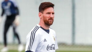 Argentina och Lionel Messi laddar upp i Moskvaregionen. Argentina och Lionel Messi laddar upp i Moskvaregionen.