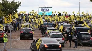 Tusentals anhängare av ytterhögerpartiet Vlaams Belang demonstrerade i Bryssel på söndagen. Tusentals högerextremistiska flamländare demonstrerade i Bryssel på söndagen.