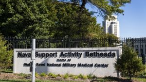 Militärsjukhuset Walter Reed National Military Medical Center nära Washington Militärsjukhuset Walter Reed National Military Medical Center nära Washington