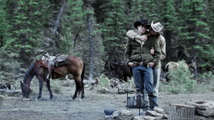 Jake Gyllenhaal ja Heath Ledger elokuvassa Brokeback Mountain