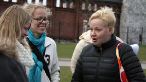 Katri Manninen Lenitan kuvauksissa