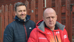 Ulf Stenman och Henrik Byggmästar. Ulf Stenman och Henrik Byggmästar leder FSS mot framgång.