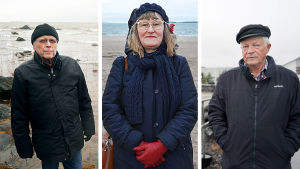 Tapio Hacklin, Tiina Withart ja Haakon Uddfolk kuvattuna Porissa tammikuussa 2020.