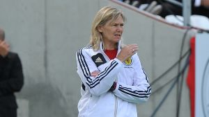 Anna Signeul kan sitt Skottland. Anna Signeul som tränare för Skottland.