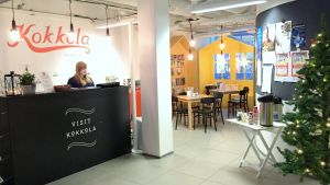 Så här ser det ut vid Karlebys nya turistinformation. Så här ser det ut vid Karlebys nya turistinformation.