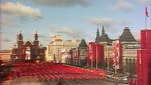 Lokakuun vallankumouksen 70-vuotisjuhlaparaati Moskovan Punaisella torilla vuonna 1987