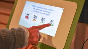 Arg som en varg eller tummen upp för Sibboservicen? Sibbo kommuns nöjdhetsmätare.