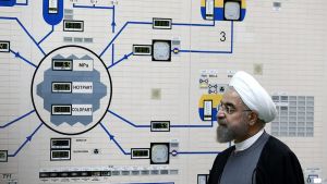 Irans president Hassan Rouhani besöker kärnanläggningen Bushehr Irans president Hassan Rouhani besöker kärnanläggningen Bushehr