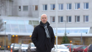 Huvudförtroendeman Kim Berg. Huvudförtroendeman Kim Berg på Vasa centralsjukhus.