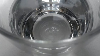 Vatten i ett glas.