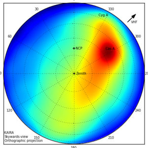 KAIRAn havaintokuva ionosfääristä