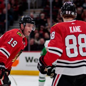 Jonathan Toews har de senaste elva åren bildat Chicagos främsta radarpar tillsammans med Patrick Kane. Patrick Kane och Jonathan Toews.