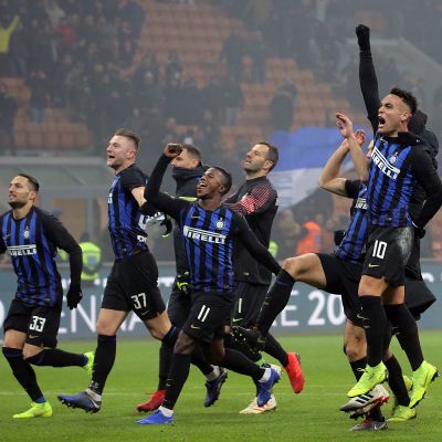 Inter juhlii voittoa.