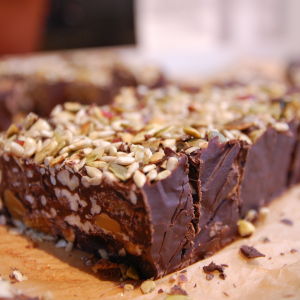 Rocky christmas road