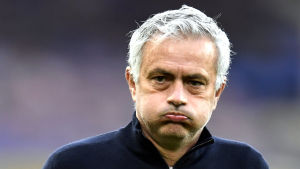 "The Special One" sparkas för fjärde gången i rad. José Mourinho inför Tottenhams borta match mot Everton i fredags. Matchen slutade 2–2.